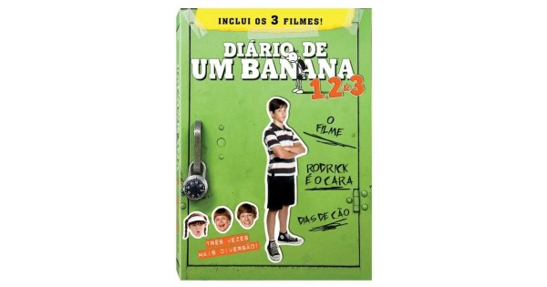 Box Diário de Um Banana 1,2 & 3 (3 DVD's)